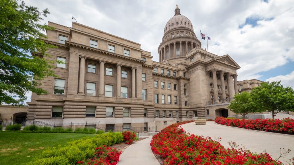 Outside of Idaho state capital